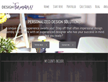 Tablet Screenshot of designformare.com